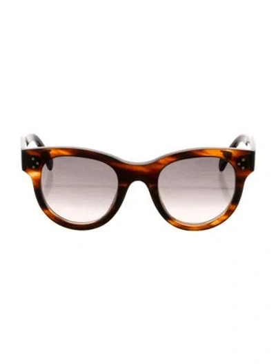 Pre-owned Celine Oversize Gradient Sunglasses In Brown