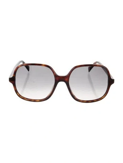 Pre-owned Celine Oversize Gradient Sunglasses In Brown