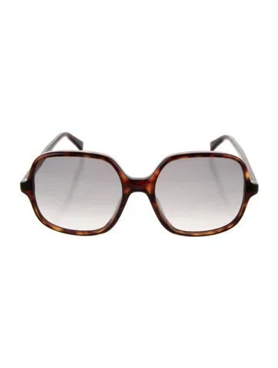 Pre-owned Celine Oversize Gradient Sunglasses In Brown