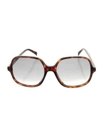 Pre-owned Celine Oversize Gradient Sunglasses In Brown