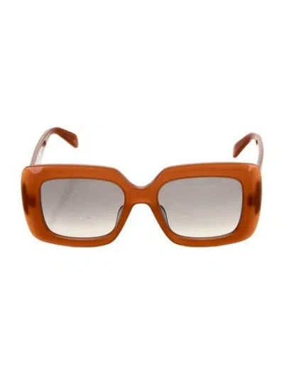 Pre-owned Celine Oversize Gradient Sunglasses In Brown