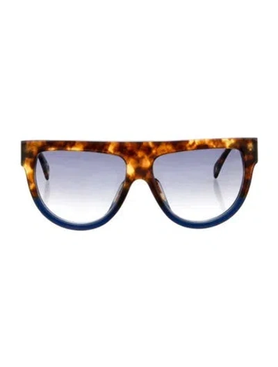 Pre-owned Celine Oversize Gradient Sunglasses In Brown