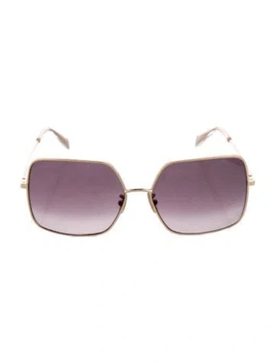 Pre-owned Celine Oversize Gradient Sunglasses In Gold