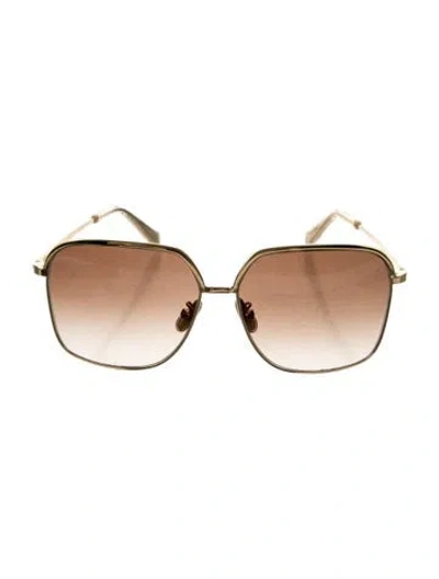 Pre-owned Celine Oversize Gradient Sunglasses In Gold