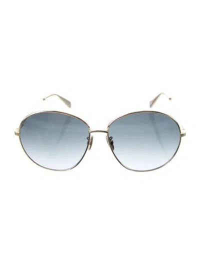Pre-owned Celine Oversize Gradient Sunglasses In Gold