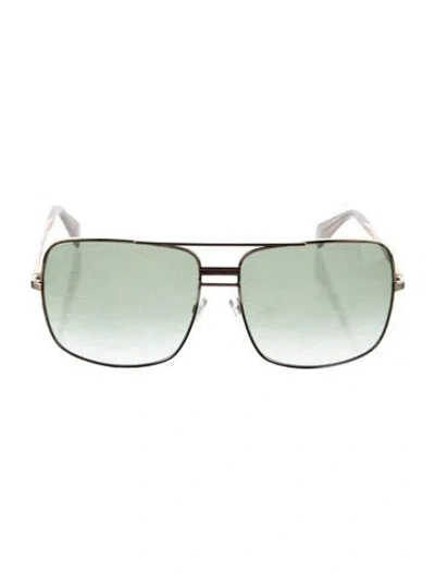 Pre-owned Celine Oversize Gradient Sunglasses In Gold