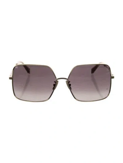 Pre-owned Celine Oversize Gradient Sunglasses In Gold