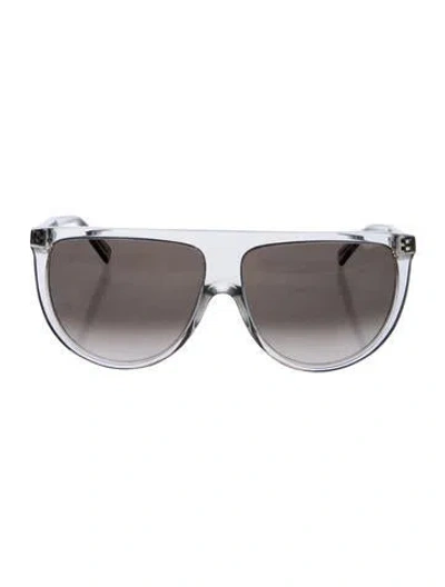 Pre-owned Celine Oversize Gradient Sunglasses In Gray