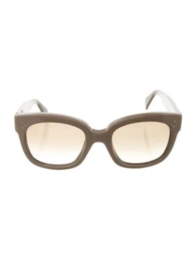 Pre-owned Celine Oversize Gradient Sunglasses In Neutral