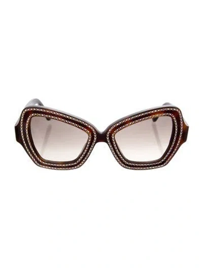 Pre-owned Celine Oversize Gradient Sunglasses In Neutral