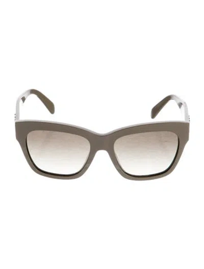 Pre-owned Celine Oversize Gradient Sunglasses In Neutral
