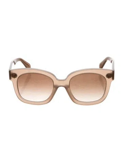 Pre-owned Celine Oversize Gradient Sunglasses In Neutral