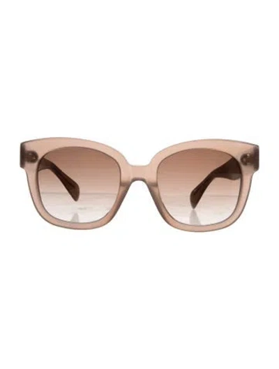 Pre-owned Celine Oversize Gradient Sunglasses In Neutral