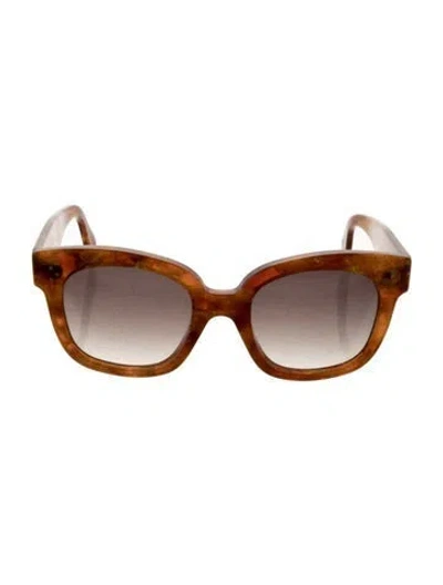 Pre-owned Celine Oversize Gradient Sunglasses In Neutral