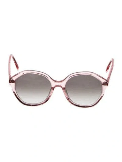 Pre-owned Celine Oversize Gradient Sunglasses In Pink