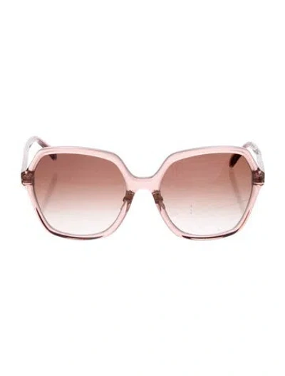 Pre-owned Celine Oversize Gradient Sunglasses In Pink