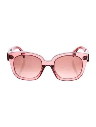 Pre-owned Celine Oversize Gradient Sunglasses In Pink