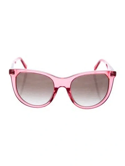 Pre-owned Celine Oversize Gradient Sunglasses In Pink