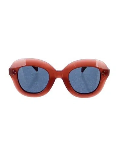 Pre-owned Celine Oversize Mirrored Sunglasses In Neutral