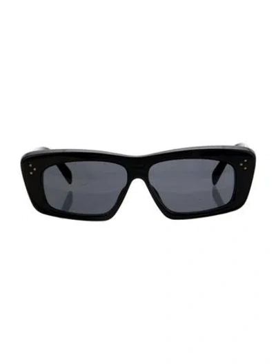Pre-owned Celine Oversize Tinted Sunglasses In Black