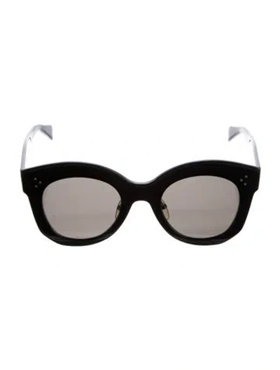 Pre-owned Celine Oversize Tinted Sunglasses In Black