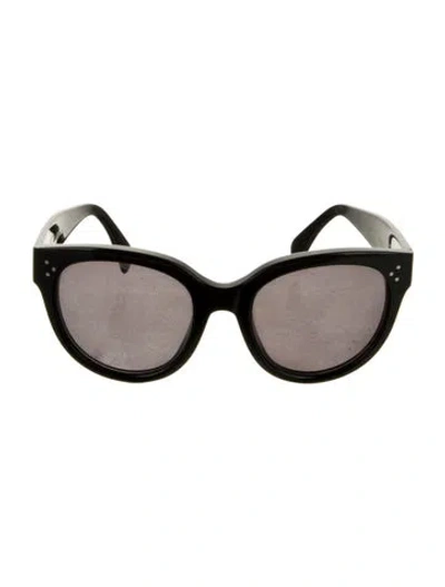 Pre-owned Celine Oversize Tinted Sunglasses In Black