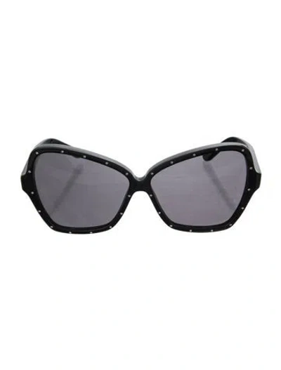 Pre-owned Celine Oversize Tinted Sunglasses In Black