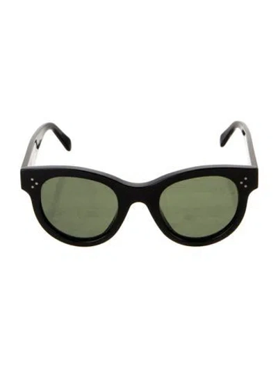 Pre-owned Celine Oversize Tinted Sunglasses In Black
