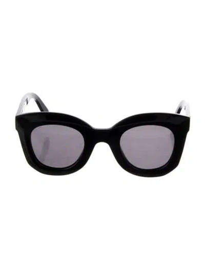 Pre-owned Celine Oversize Tinted Sunglasses In Black