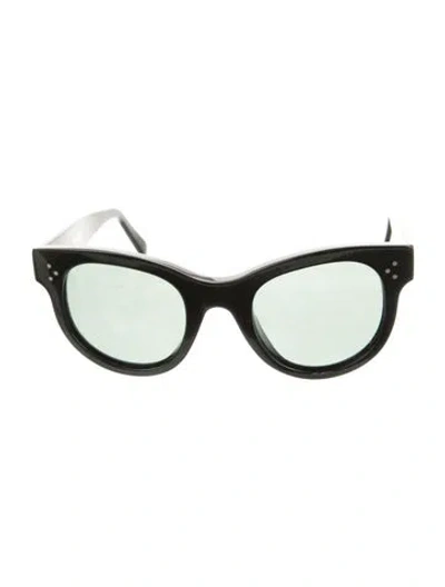 Pre-owned Celine Oversize Tinted Sunglasses In Black