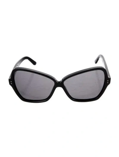 Pre-owned Celine Oversize Tinted Sunglasses In Black