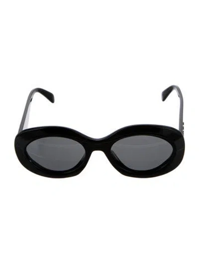 Pre-owned Celine Oversize Tinted Sunglasses In Black