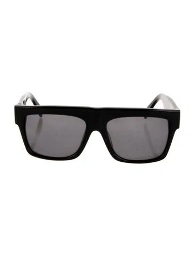 Pre-owned Celine Oversize Tinted Sunglasses In Black