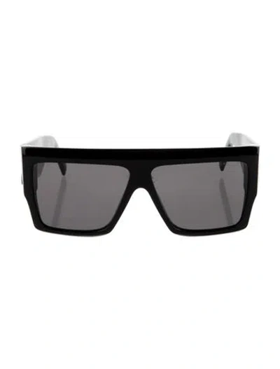 Pre-owned Celine Oversize Tinted Sunglasses In Black