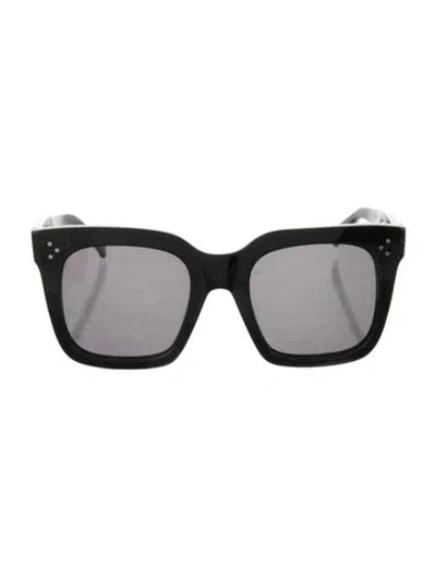 Pre-owned Celine Oversize Tinted Sunglasses In Black