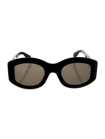 Pre-owned Celine Oversize Tinted Sunglasses In Black