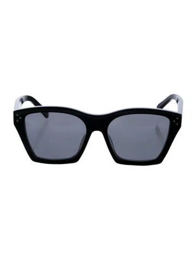 Pre-owned Celine Oversize Tinted Sunglasses In Black