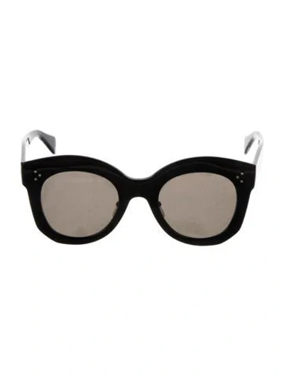 Pre-owned Celine Oversize Tinted Sunglasses In Black