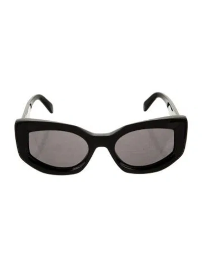 Pre-owned Celine Oversize Tinted Sunglasses In Black