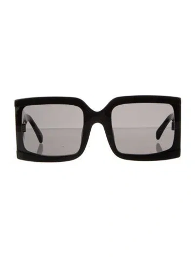 Pre-owned Celine Oversize Tinted Sunglasses In Black