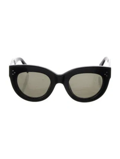 Pre-owned Celine Oversize Tinted Sunglasses In Black