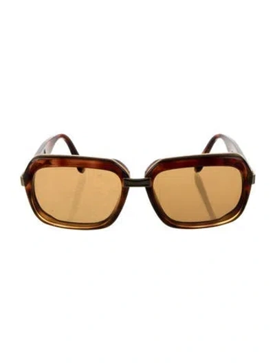 Pre-owned Celine Oversize Tinted Sunglasses In Brown