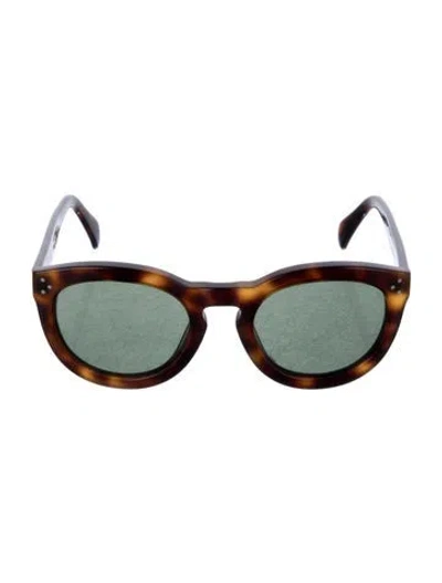 Pre-owned Celine Oversize Tinted Sunglasses In Brown