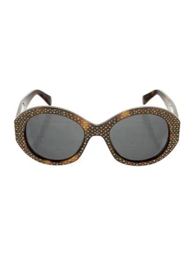 Pre-owned Celine Oversize Tinted Sunglasses In Brown