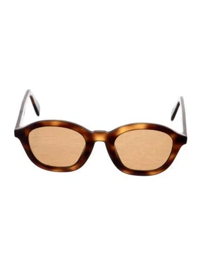 Pre-owned Celine Oversize Tinted Sunglasses In Brown