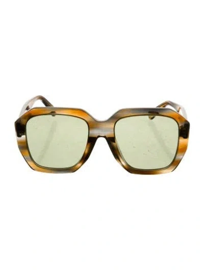 Pre-owned Celine Oversize Tinted Sunglasses In Neutral