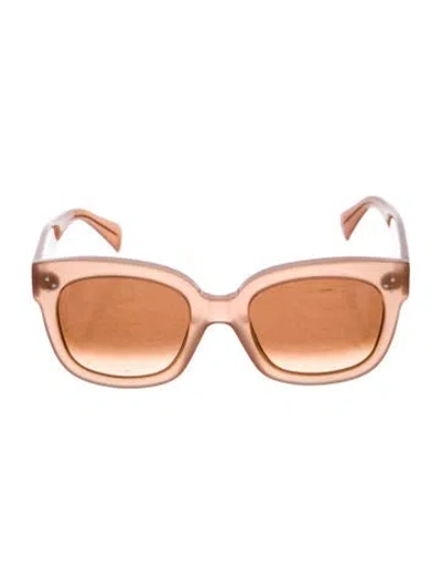 Pre-owned Celine Oversize Tinted Sunglasses In Neutral