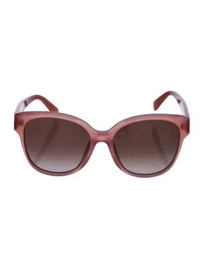 Pre-owned Celine Oversize Tinted Sunglasses In Pink