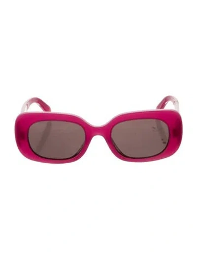 Pre-owned Celine Oversize Tinted Sunglasses In Pink