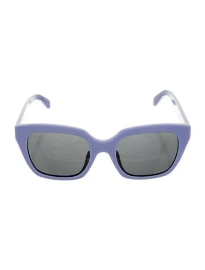 Pre-owned Celine Oversize Tinted Sunglasses In Purple